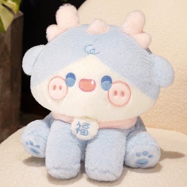 Plys Dragon Dolls Angel Dinosaur Legetøj BLÅ Blue