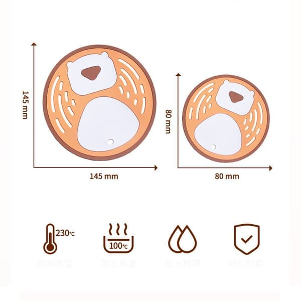 Bordmatte Te-coaster 14.5CMX14.5CM2 2 14.5cmx14.5cm2