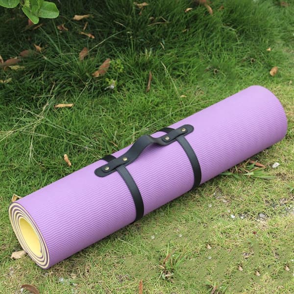 Bærestrop til tæppe Yogamåtte strop SORT Black