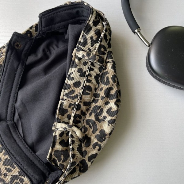 Leopard Print Kasket Leopard Baret Britisk Peaked Kasket