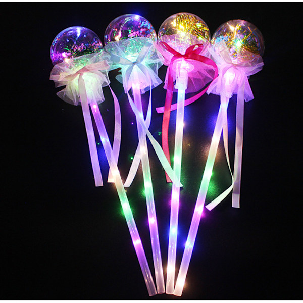 LED Magic Fairy Stick Light-up Magic Ball Wand 7 7 7