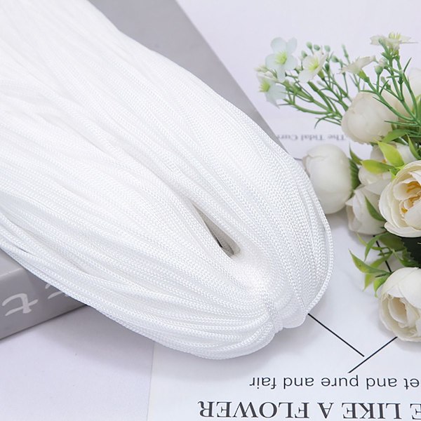 Macrame Rope Nylon Cord HVID WHITE