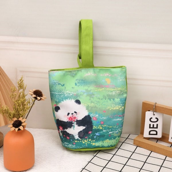 Panda Bucket Handbag Matpakke 3 3 3