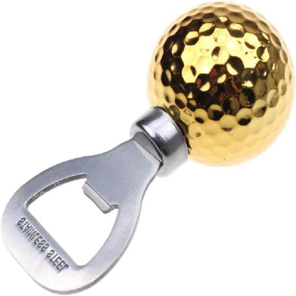 Golf Flaskeåbner Ølflaskeåbner GULD Gold