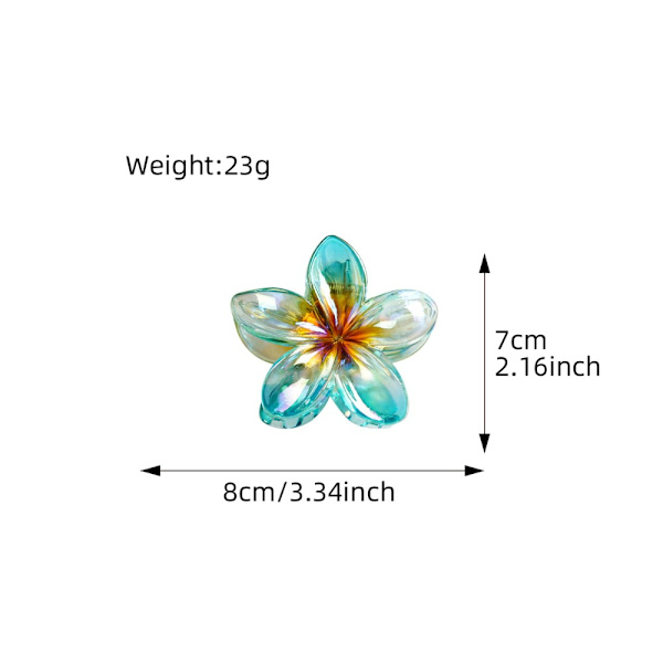 Blomsterhårklemmer Stor hårklo 3 3 3