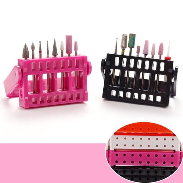 Negleborholder Negleslipebits Etui 6 6 6
