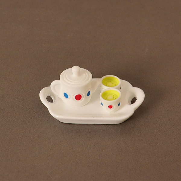 Dukkehus Miniature Tea Simulation Tea Pot 5 5 5