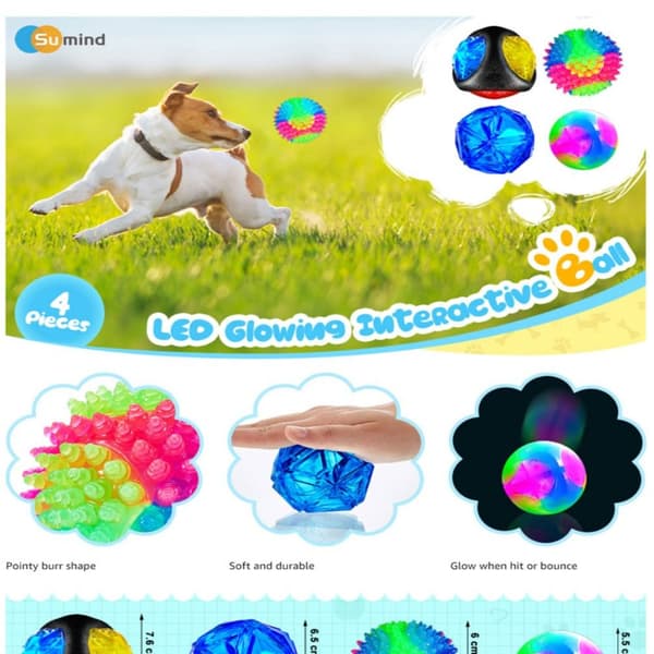 Flash Studsboll Lysande Boll 7CM-MATT 7CM-MATT 7cm-Matte