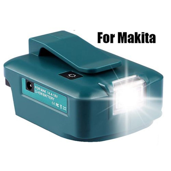 14,4V-18V Li-ion batteriadapter Strømkildelader for Makita