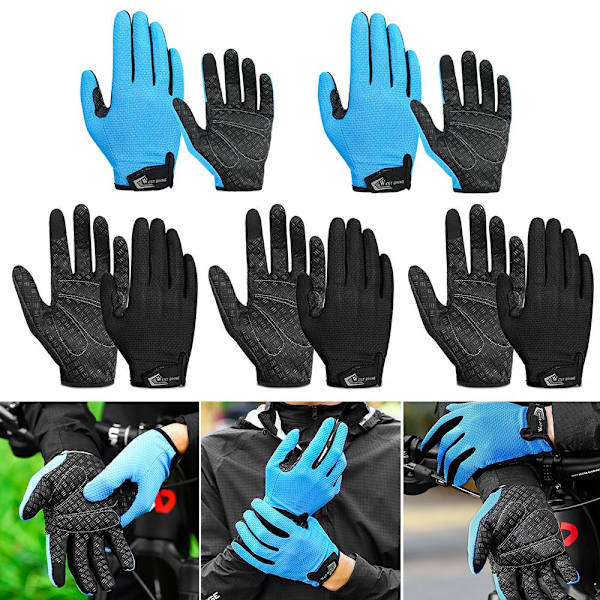 Motorcykelkørehandsker Helfinger vanter SORT L black L