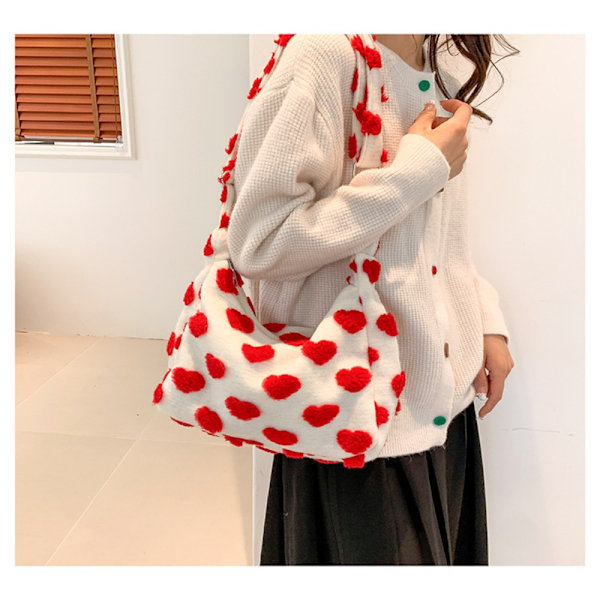 Dame Taske Dame Fluffy Tote Bag BLÅ blue