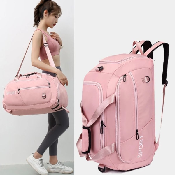 Fitness Gym Väska Handbagageväska ROSA pink