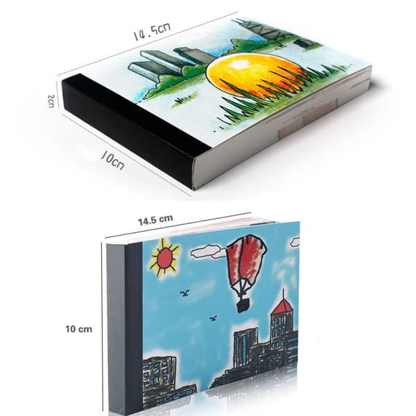 Skjul Ring Flipbook Håndvendt Bok Flip Bok Kit A A A