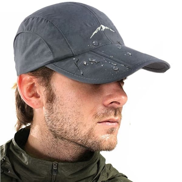 Baseball-lippis, kalastuslippis, vaaleanharmaa Light Gray