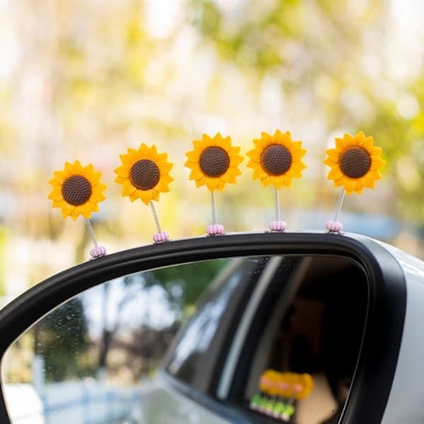 5 st Bilsvingande Blomma Bilprydnader A A A