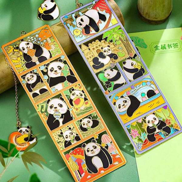 Metal Panda Kirjanmerkki Kirjaleike STYLE 1 STYLE 1 Style 1