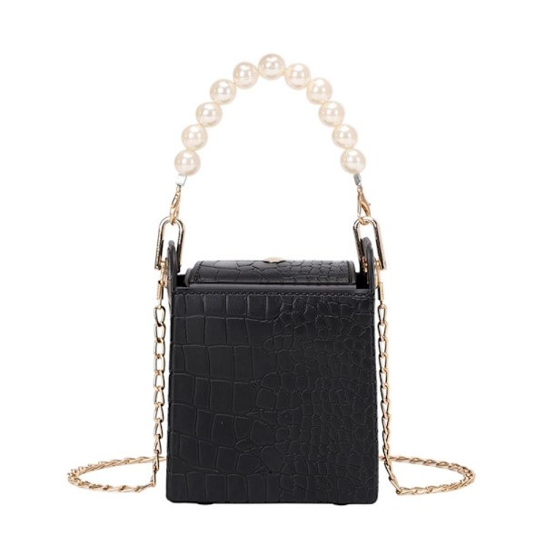 Chain Olkalaukku Crossbody Bucket Laukut MUSTA black