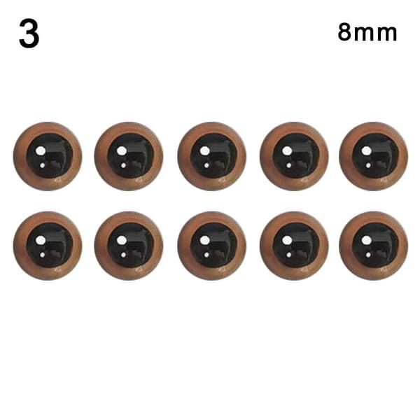 Dockögon Glasdockögon 8MM3 3 8mm3