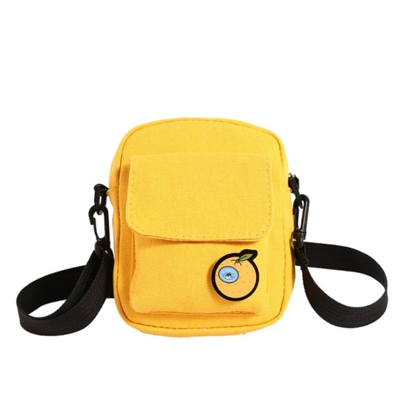 Skuldertaske Lærredstaske GUL Yellow