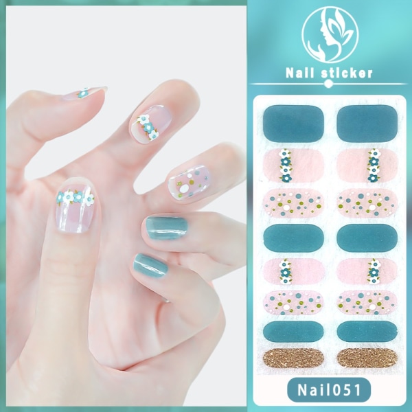 Franska Nageldekaler Nail Art Sticker 3 3 3