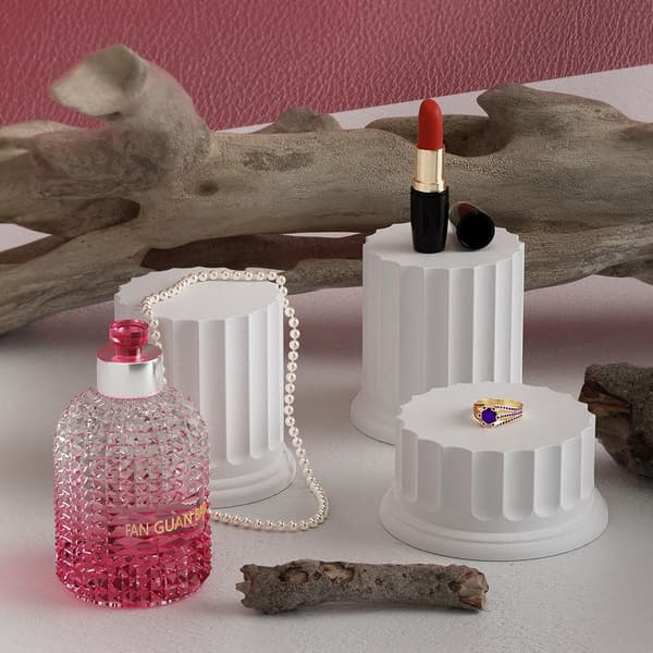 3D Sylinder Lysform Kake Resin Form KORT KORT short