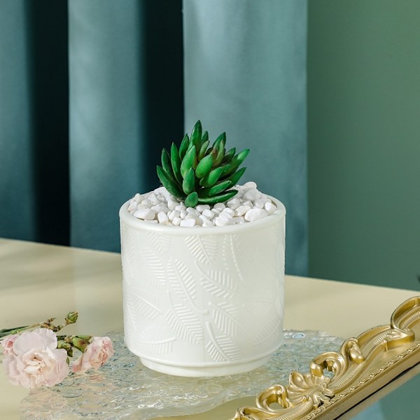 Blomvas Blomkruka VIT White