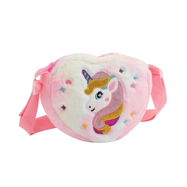 Tecknad barnplysch Unicorn Makeup Bag Kosmetikväska 4 4 4