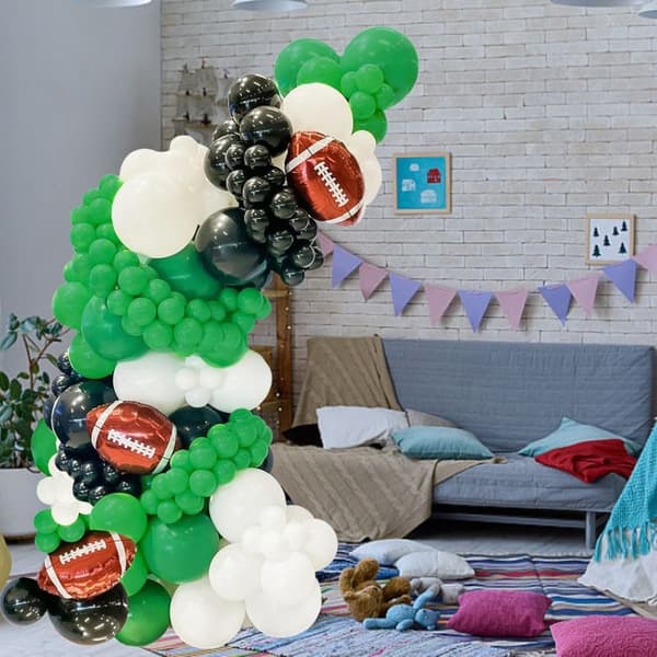 Fodboldballonguirlande bue-sæt