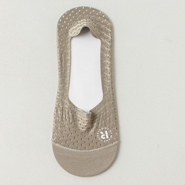 1 par Båtstrumpor för män Ice Silk Sock KHAKI khaki