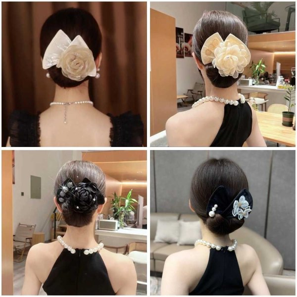 Flower Hair Clip -hiuspumppukone 3 3 3