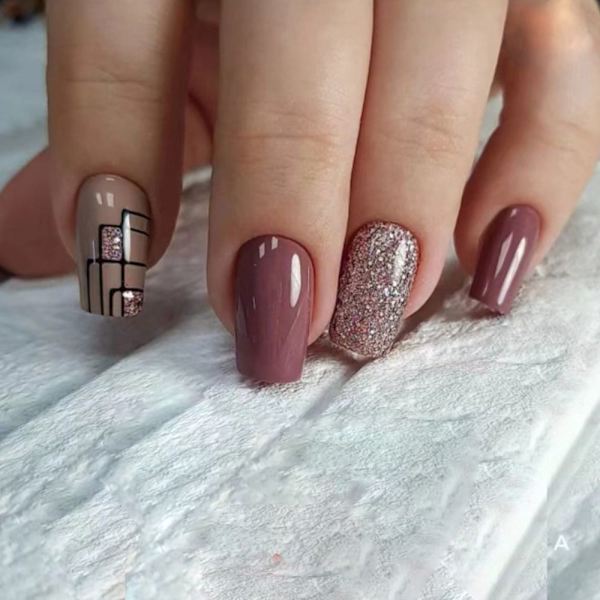Falske Nails Fake Nials W1504 W1504 W1504