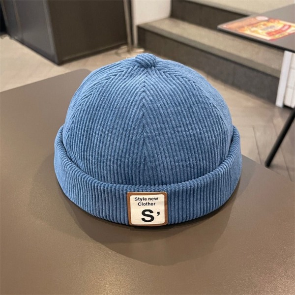Baby Brimless Hat Hip Hop Caps BLÅ STIL 1 STIL 1 Blue Style 1-Style 1