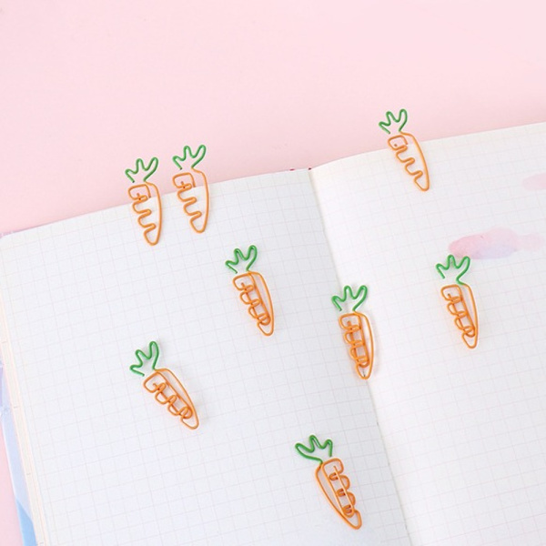 10 stk/parti Papirclips Binder Clip Bogstøtte Clip