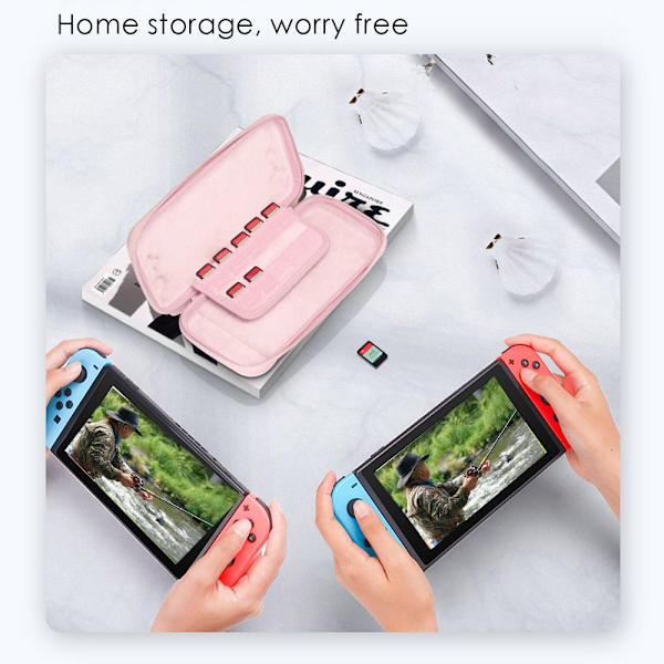 Fodral för Nintendo Switch, ROSA pink