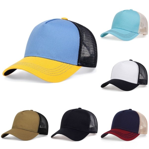 Baseballkasket Solhat HVID-SORT HVID-SORT White-Black