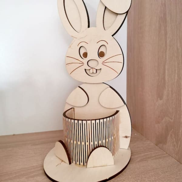 Påskehare Eggholder Påskeegg Stativ Hyller Hareholder