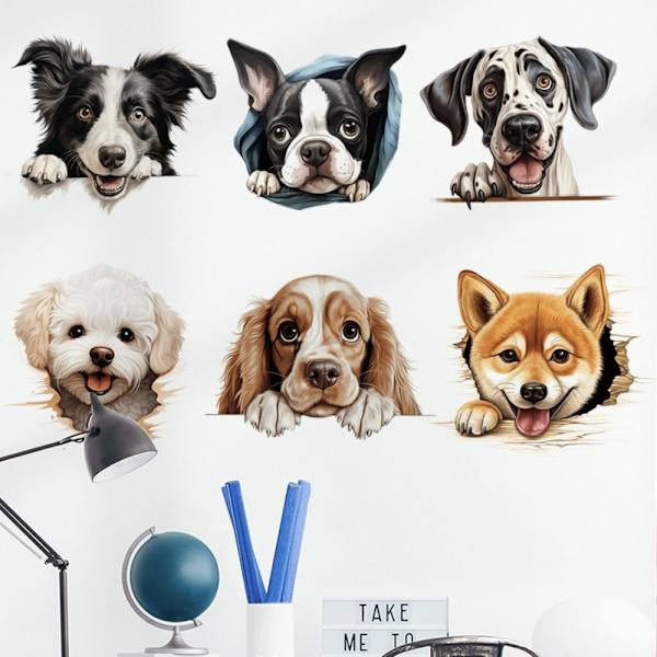 DIY Veggdekor for hunder Wall Stickers Art Wall Decals