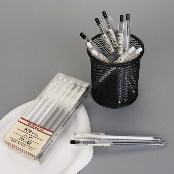 12-pack Gellytornspennor med spetsig spets - Kontorsmaterial