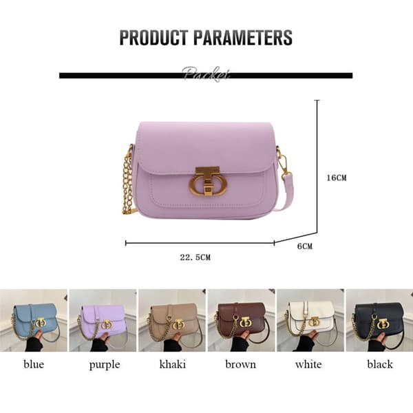 Axelväska Crossbody Väska BLÅ blue