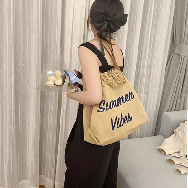 Skuldervesker Tote Bag HVIT white
