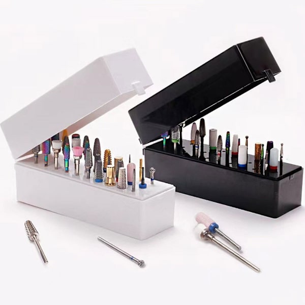 Nail Drill Bits Holder Nail Grinding Bits Case 2 2 2