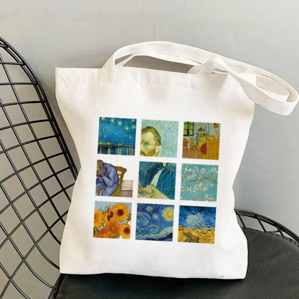 Canvas Tote Bag Ostoskäsilaukku V V V