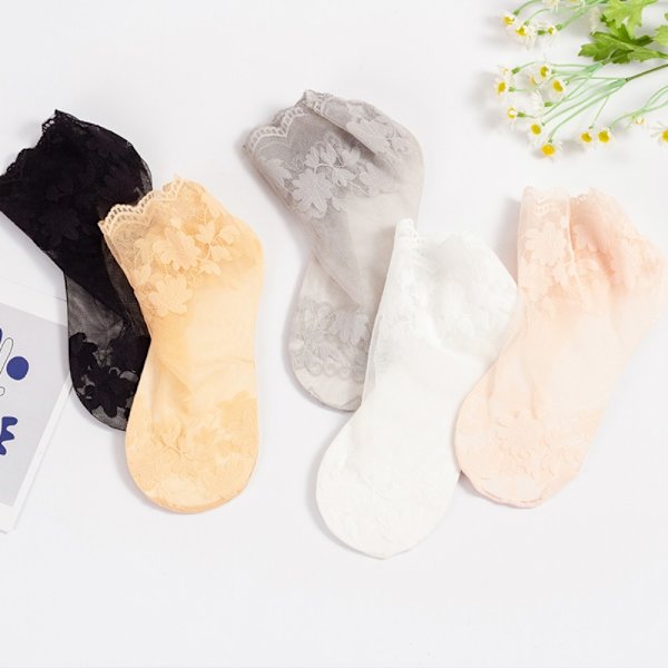 Båtsockor Spetsstrumpor C C C