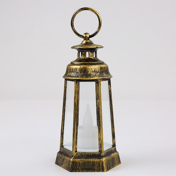 Led Lantern Candle Lantern SORT black