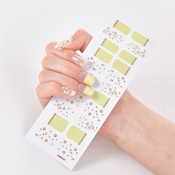 Gel Nail Stickers Nail Patch UNE037 UNE037 UNE037