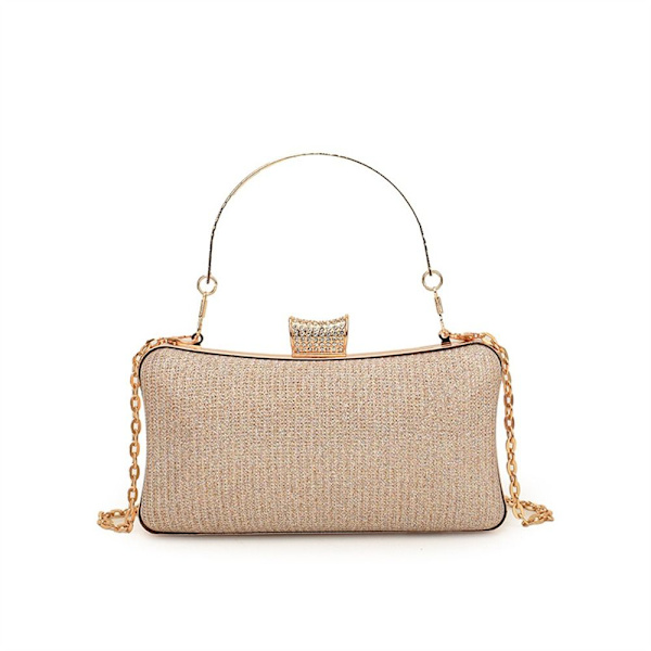 Evening Bag Chain Axelväskor GULD gold