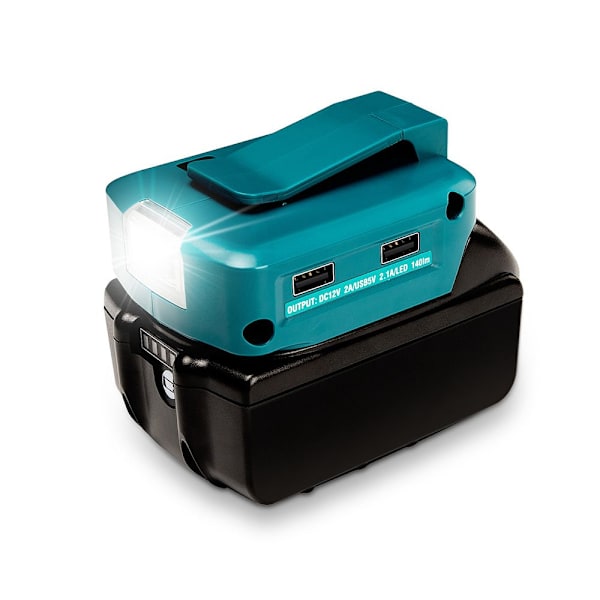 14,4V-18V Li-ion batteriadapter Strømkildelader for Makita