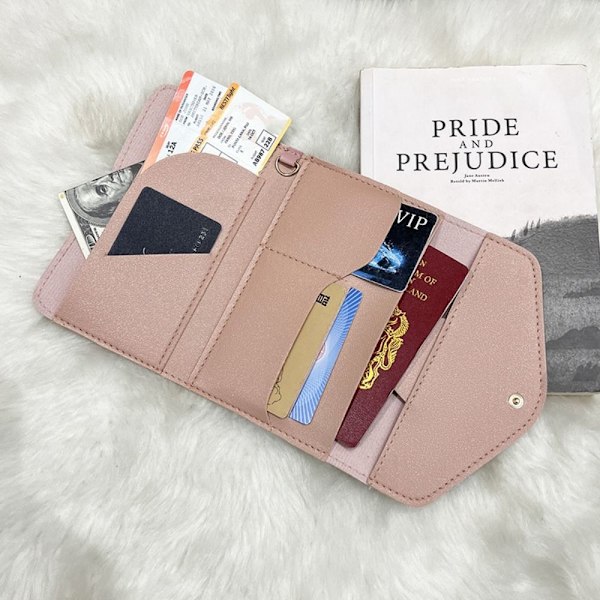 Trifold Wallet Card Case SORT Black