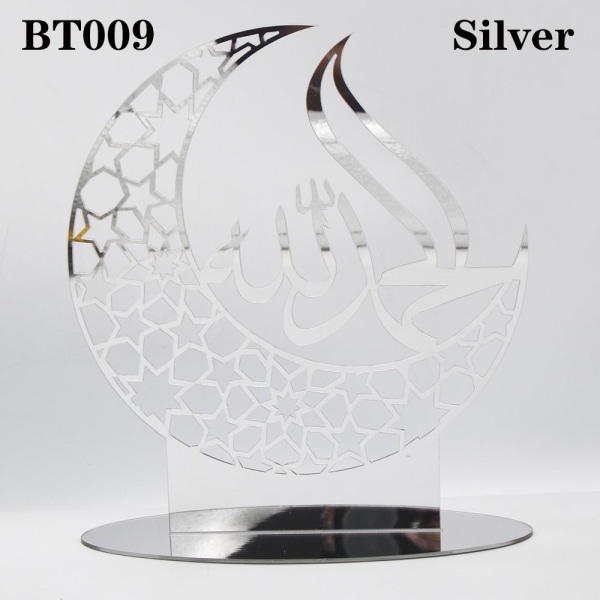 Eid Mubarak Dekor Ramadan Ornament SØLV BT009 BT009 silver BT009-BT009