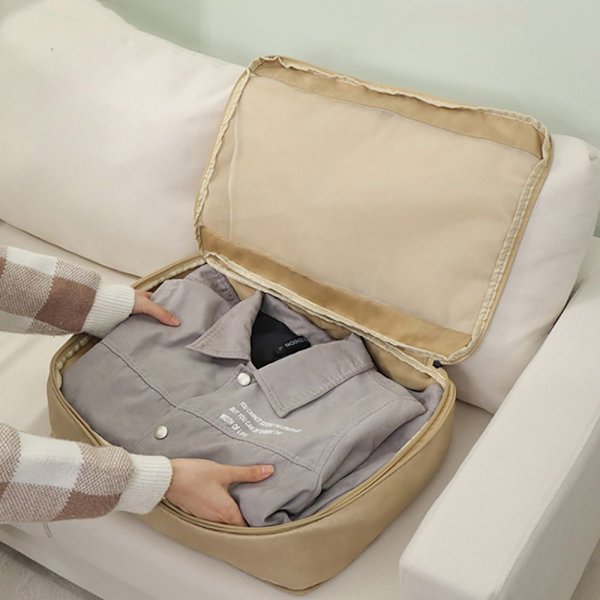 4/6STK Reiseoppbevaringspose Bagasjeoppbevaring KHAKI 6STK/SETT Khaki 6PCS/Set-6PCS/Set